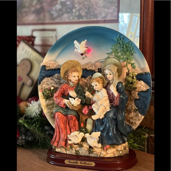 Rare Verstella Collection 3D Light Nativity Baby Jesus “Amazing Grace Sculpture - Picture 3 of 8